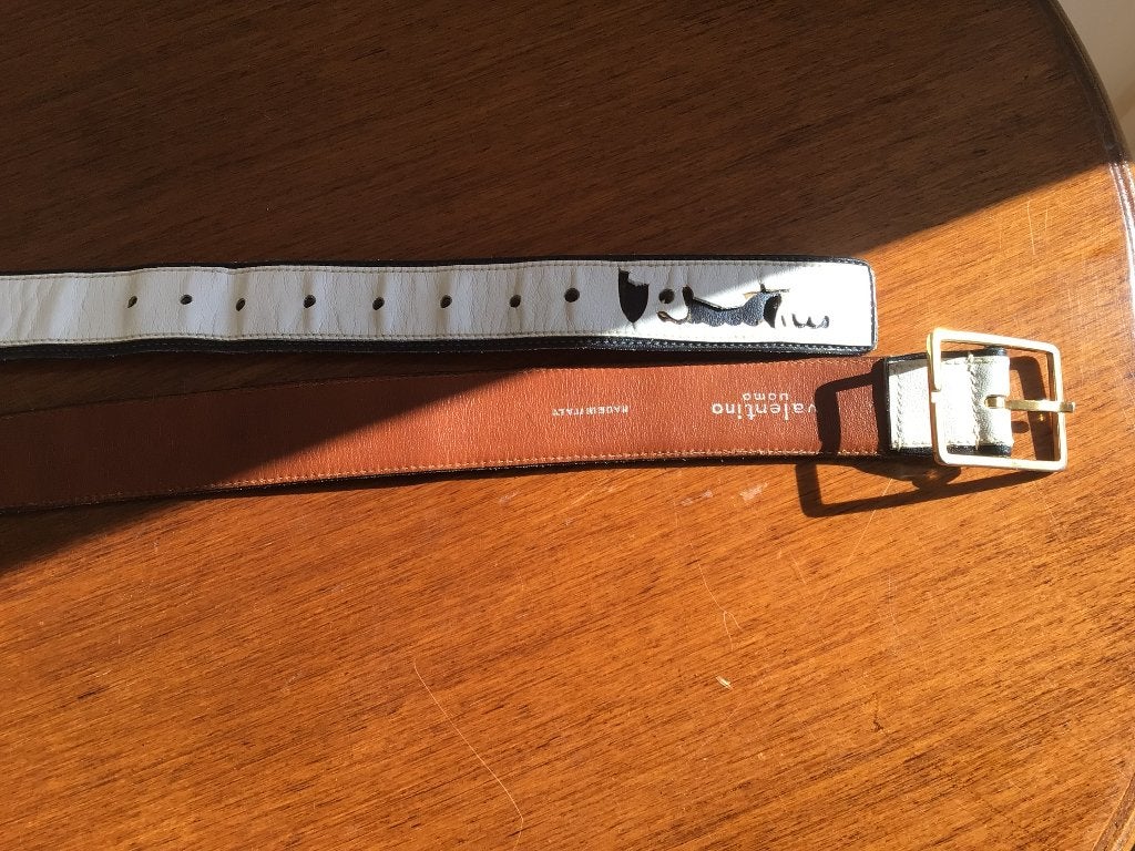 Ceinture Valentino, Cuir véritable, 115 cm ou plus, Enlèvement, Porté
