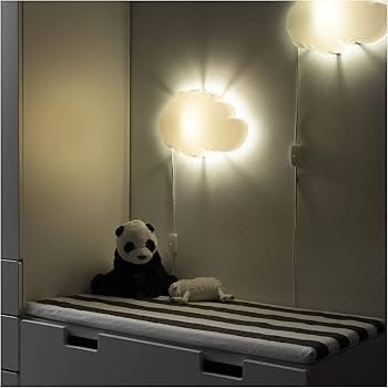 IKEA DROMSYN Lot de 2 appliques murales Nuage-Chambre enfant, Enlèvement, IKEA