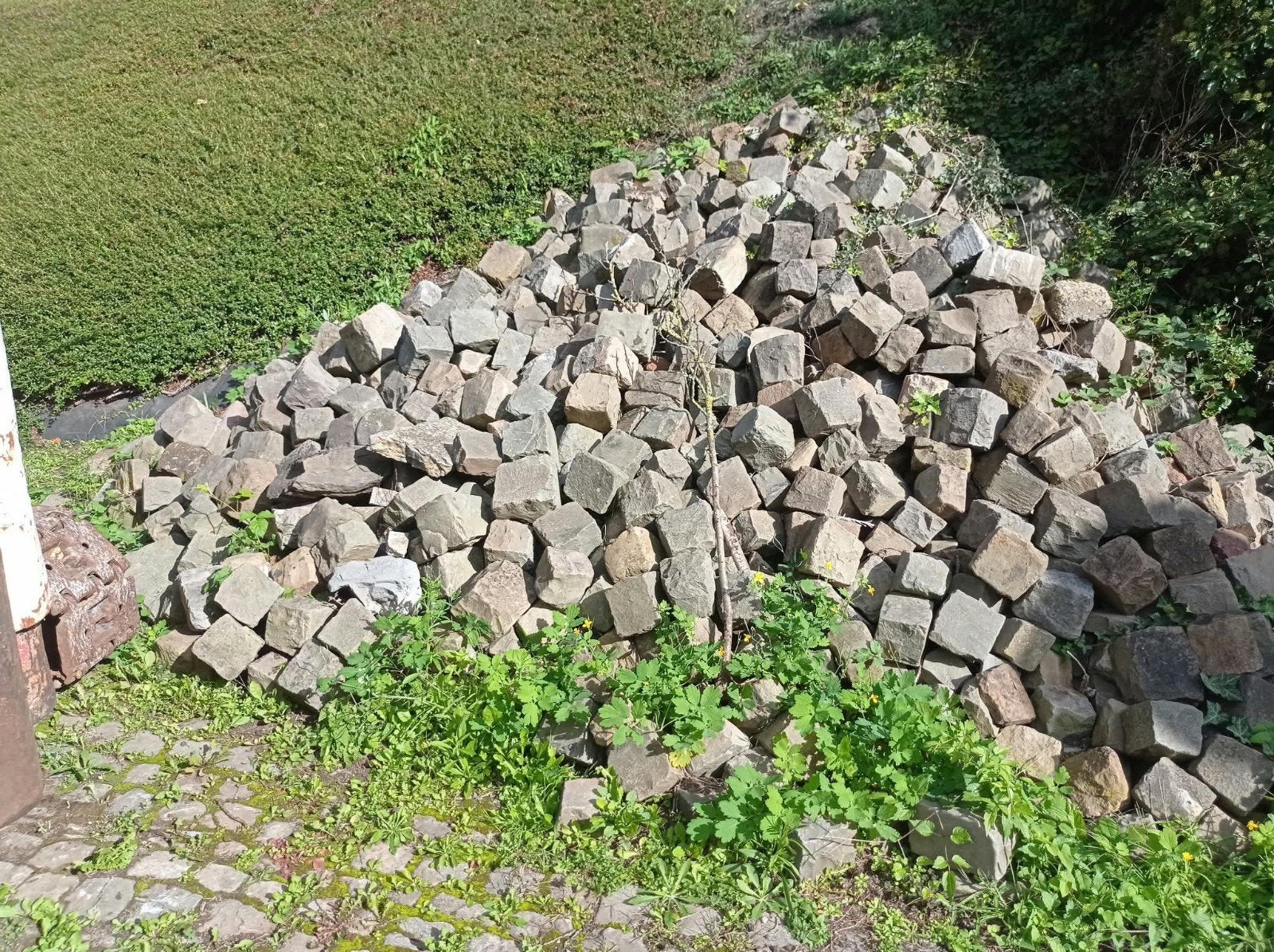 Pavés de rue 15/15 20/20, Enlèvement, Utilisé, Pierre naturelle, Autres types
