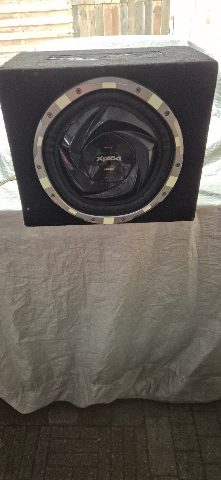 autowoofer sony met versterker, Enlèvement ou Envoi, Utilisé