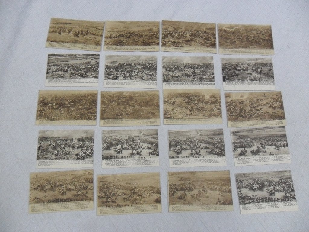 Vintage lot ansichtkaarten in de staat Waterloo (zie foto's), Ophalen of Verzenden, Waals-Brabant