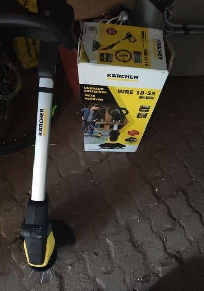 Désherbeur sans fil Kärcher WRE 18-55, Tuin en Terras, Onkruidbranders, Zo goed als nieuw, Ophalen of Verzenden