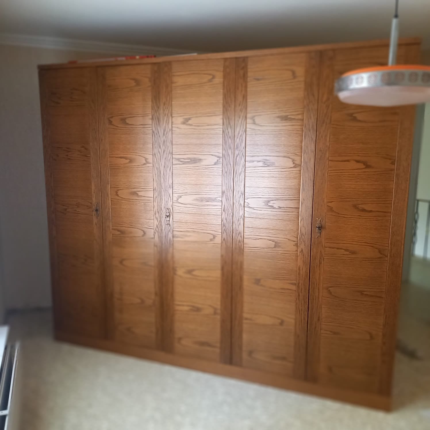 Grande armoire murale en chêne gratuite, 200 cm ou plus, Comme neuf, Enlèvement, 200 cm ou plus