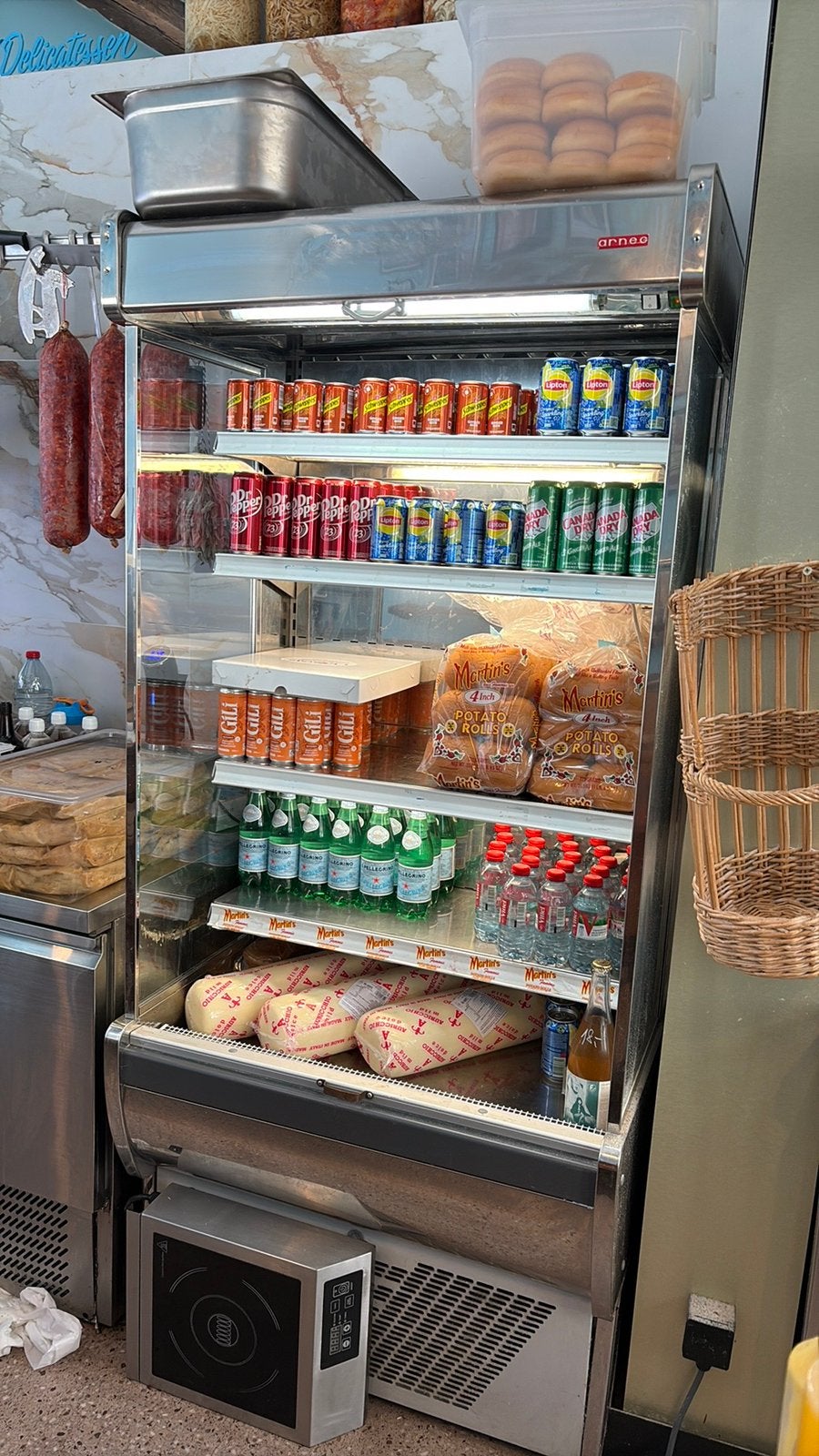Drankenfrigo, Zakelijke goederen, Ophalen