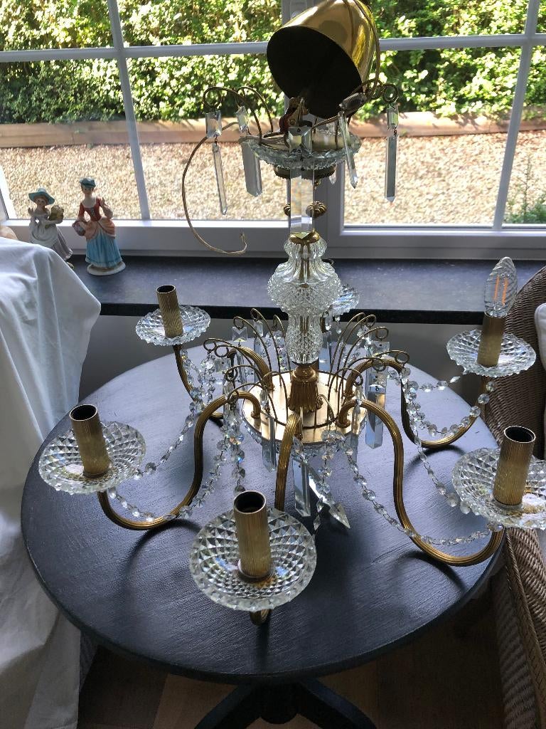 Lustre en cristal "Val Saint Lambert", Enlèvement