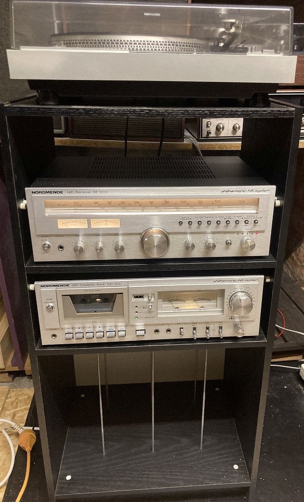 Nordmende Philharmonic HiFi System 1200 Stereo Set, Audio, Tv en Foto, Ophalen, Gebruikt, Cassettedeck, Losse componenten