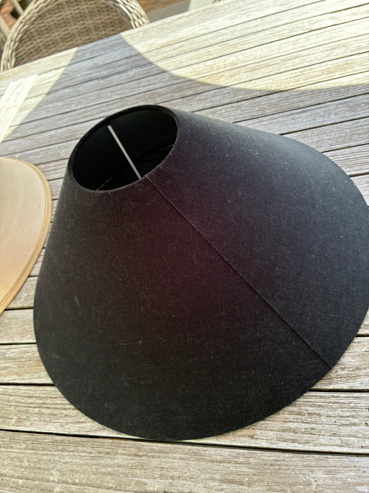 Grote lampekap - blauw, Maison & Meubles, Lampes | Abat-jour, Enlèvement ou Envoi, Comme neuf, Bleu