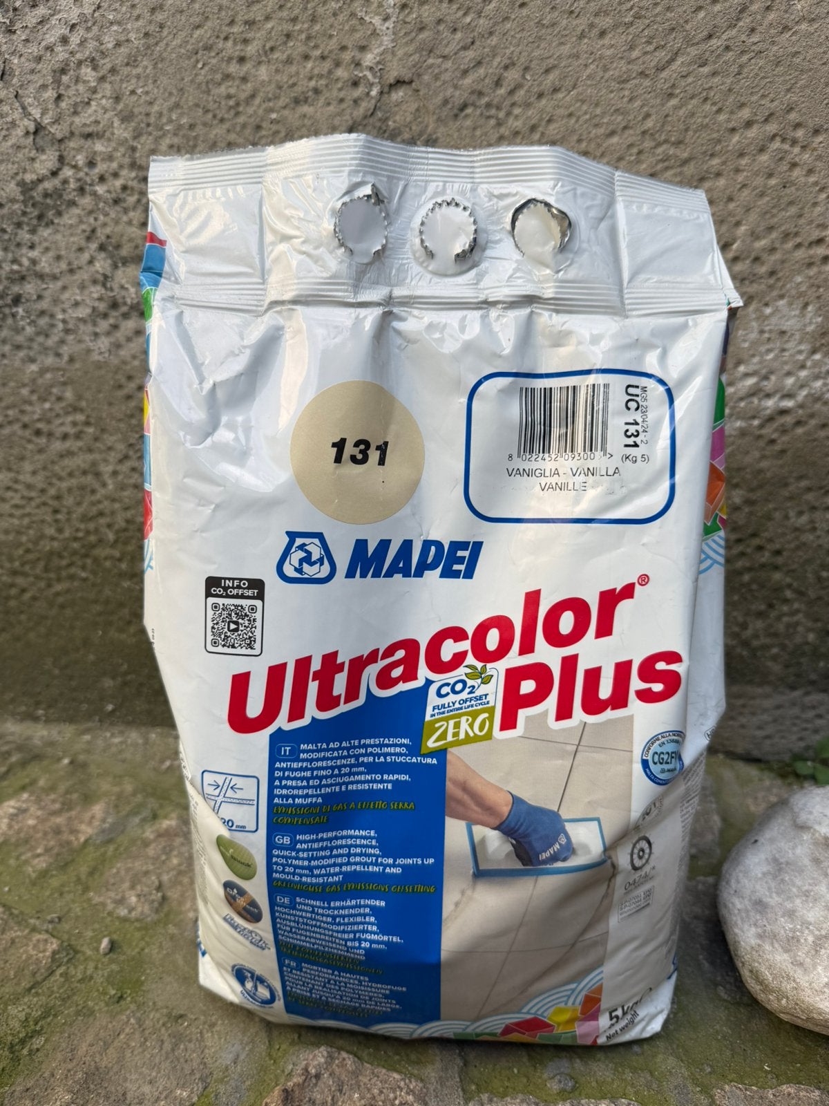 Mapei mortier de jointoiement, coloris vanille (131), Bricolage & Construction, Abris de chantier & Baraques de chantier, Enlèvement