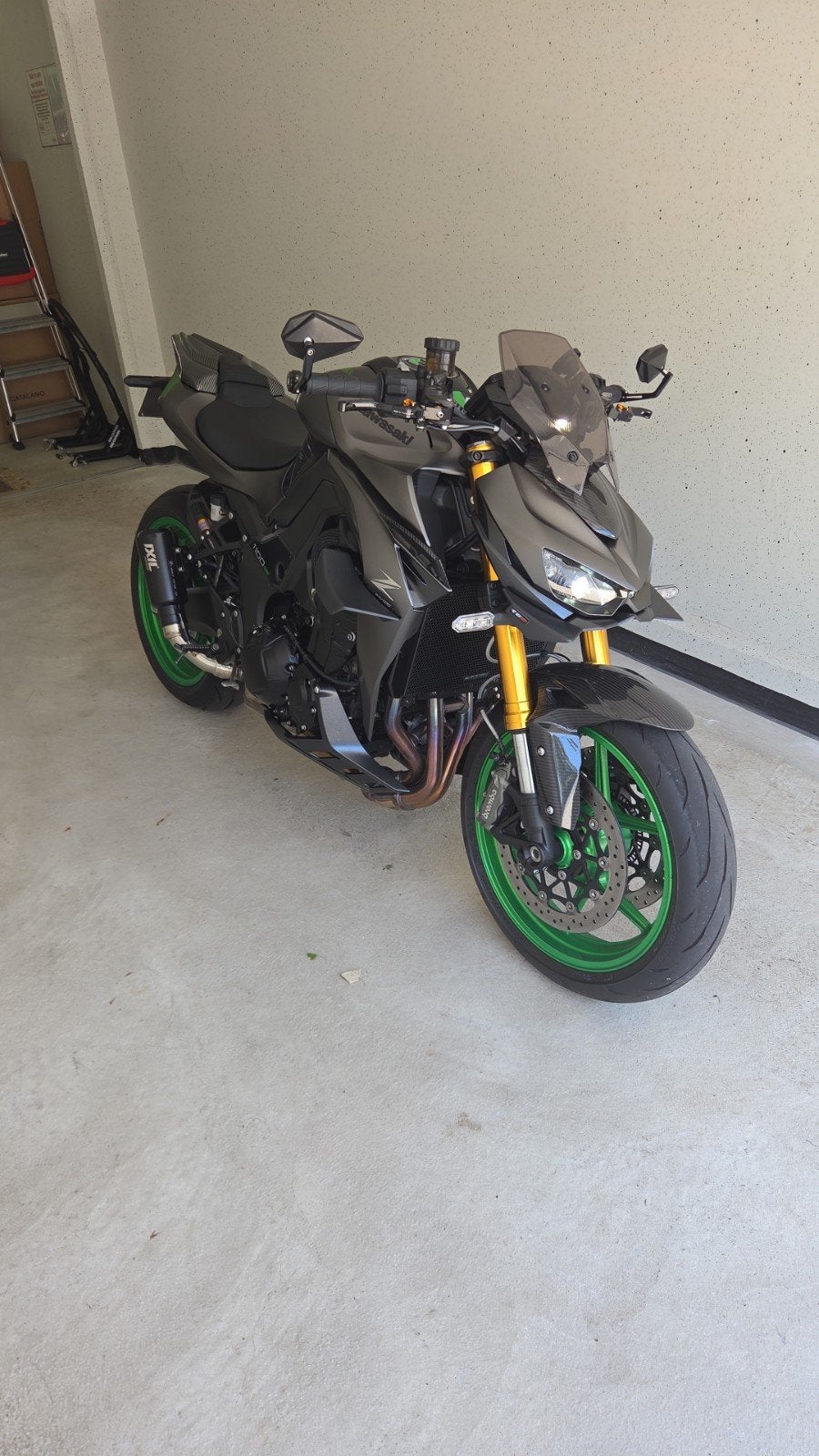 kawasaki z1100se 2026 vol opties carbonne  enz 1307 km., Plus de 35 kW, Poignées chauffantes, Particulier, 1100 cm³