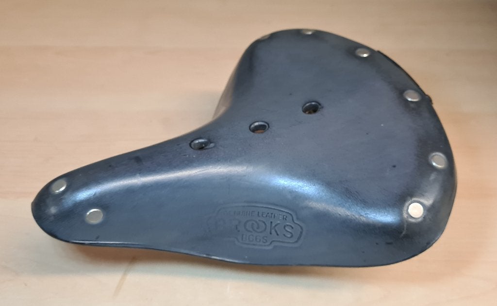 brooks B66S zadel  uit 2005, Fietsen en Brommers, Ophalen, Gebruikt, Leer, Elektrische fiets