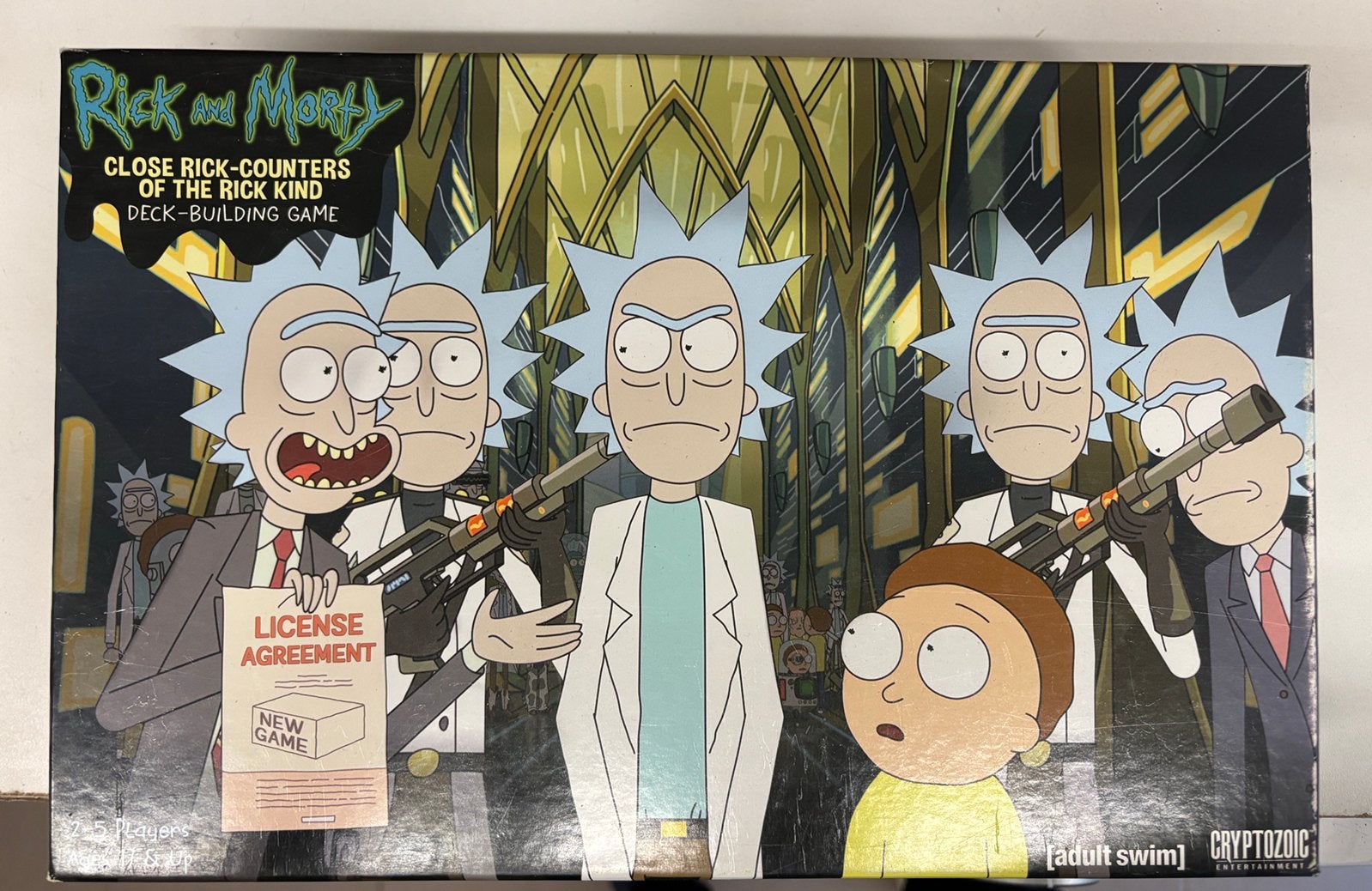 Rick en Morty deck building boardgame, Enlèvement ou Envoi, Comme neuf