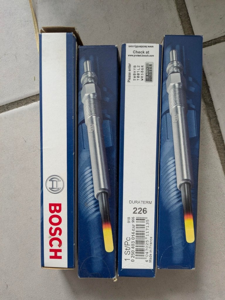 4 bougies  de préchauffage, Autos : Pièces & Accessoires, Filtres, Alfa Romeo, Enlèvement ou Envoi