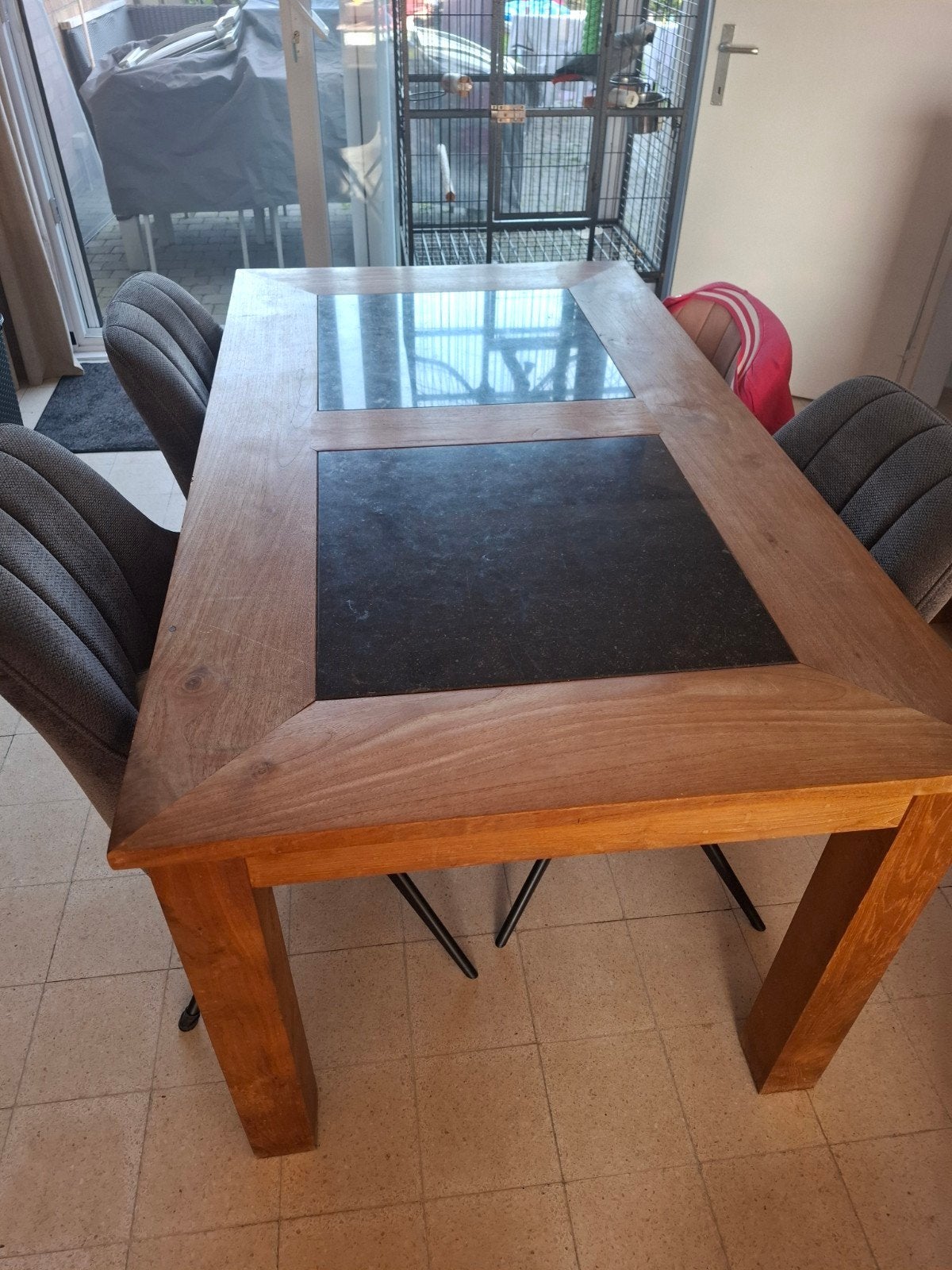 teak tafel, Huis en Inrichting, Ophalen