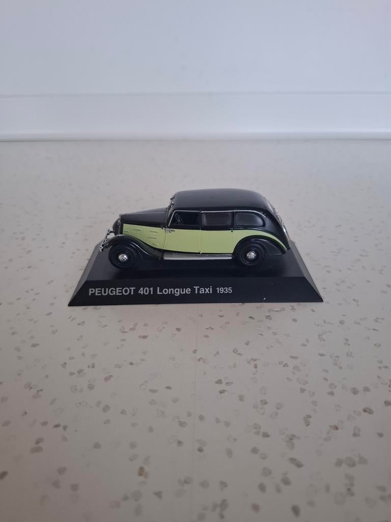 Modelautotje Peugeot 401 longue Taxi 1935, Watersport en Boten, Ophalen