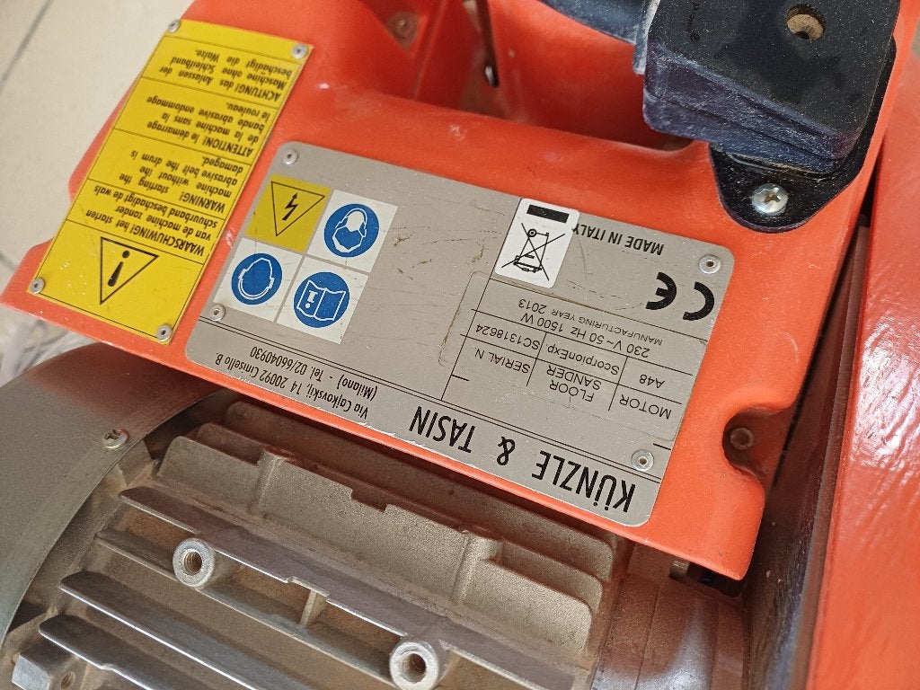 Kunzle & Tasin parketschuurmachine, Doe-het-zelf en Bouw, Ophalen, Gebruikt, Overige typen
