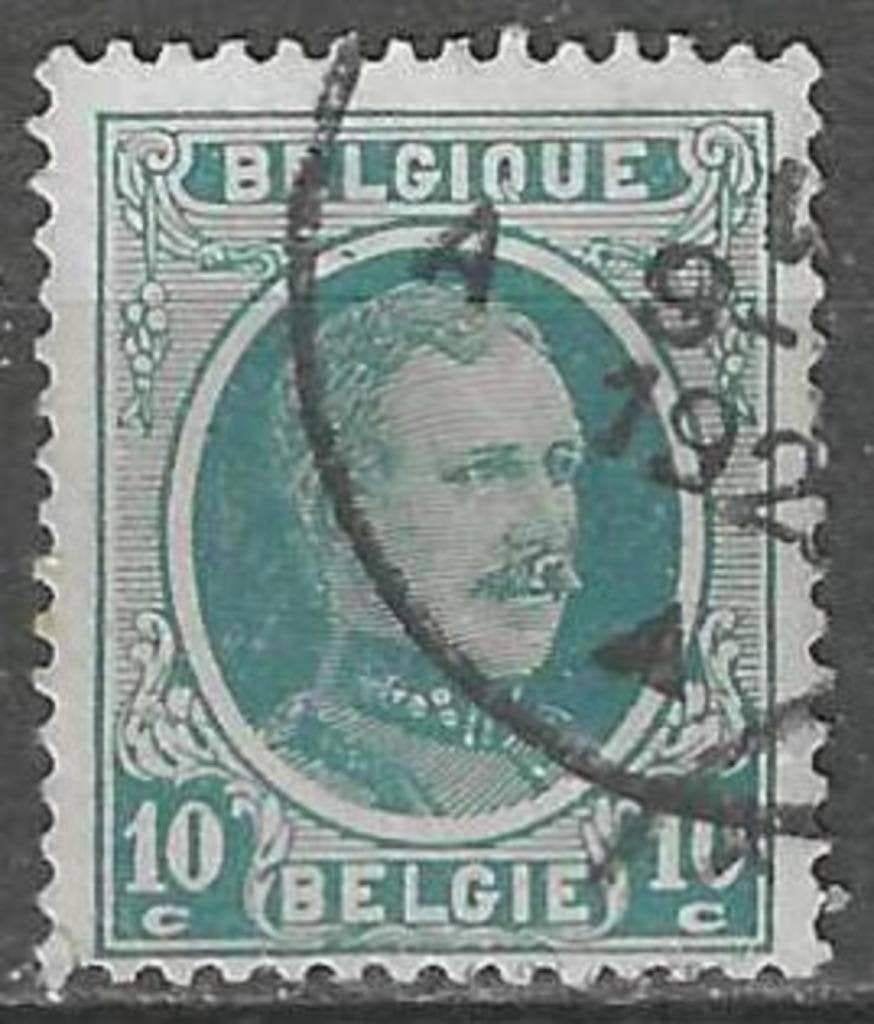 Belgique 1921/1927 - Yvert/OBP 194 - Roi Albert I. (ST), Envoi, Affranchi, Oblitéré, Maison royale