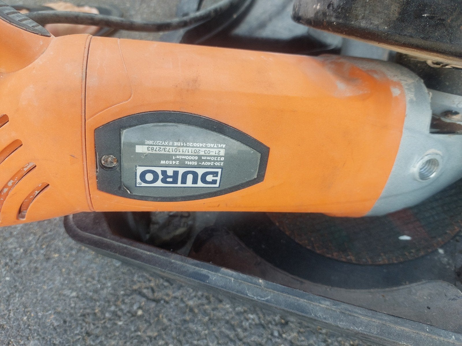 Slijpschijf merk Duro., Bricolage & Construction, Enlèvement
