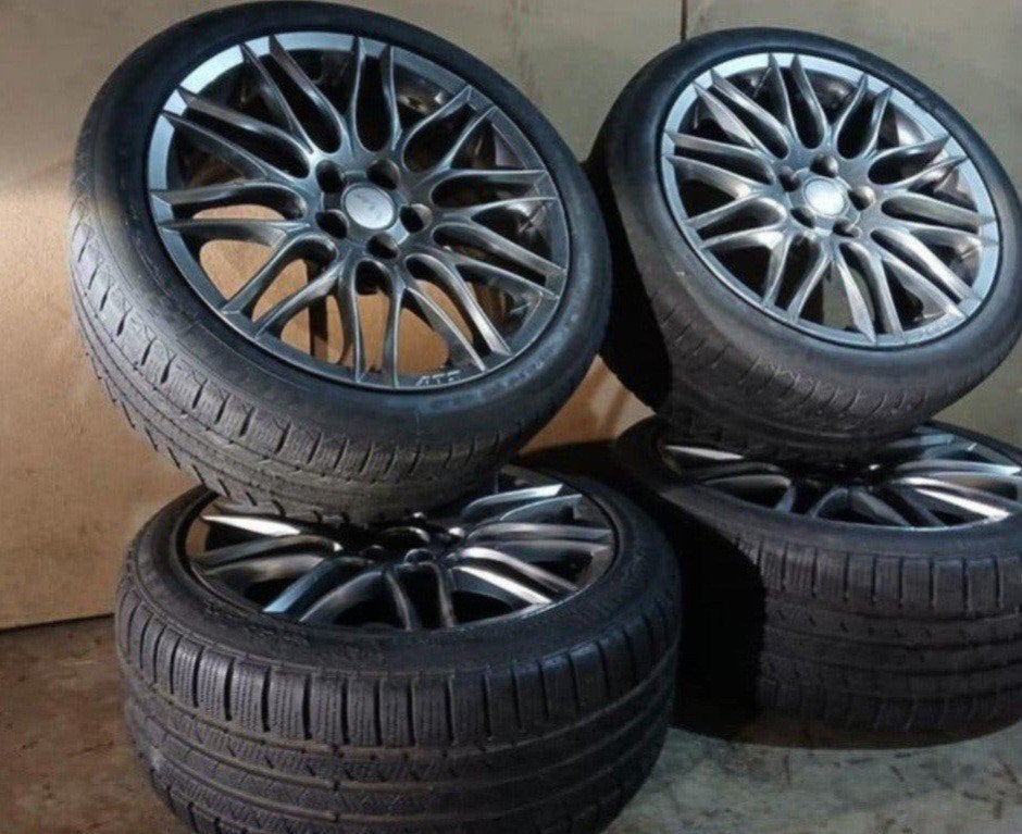 Jantes 18 pouces  et pneus 245 40 18 pour audi a5, Enlèvement ou Envoi, Utilisé