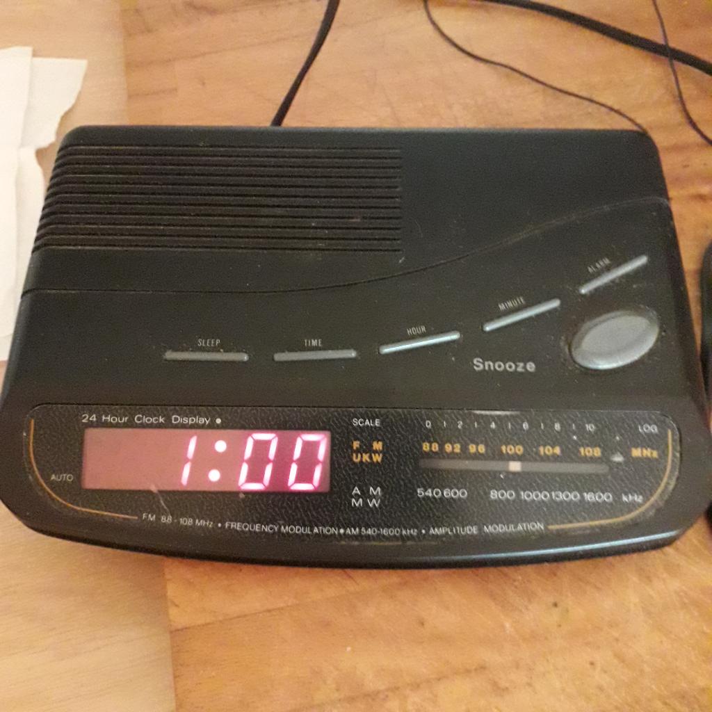 wekker radio, Verzenden, Gebruikt