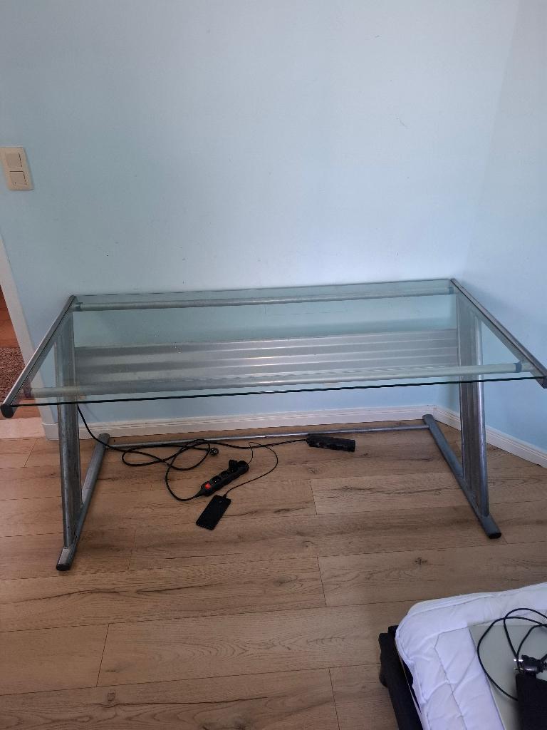 Bureau tafel 160x75, Huis en Inrichting, Bureaus, Ophalen, Demontabel, 160 cm, Gebruikt