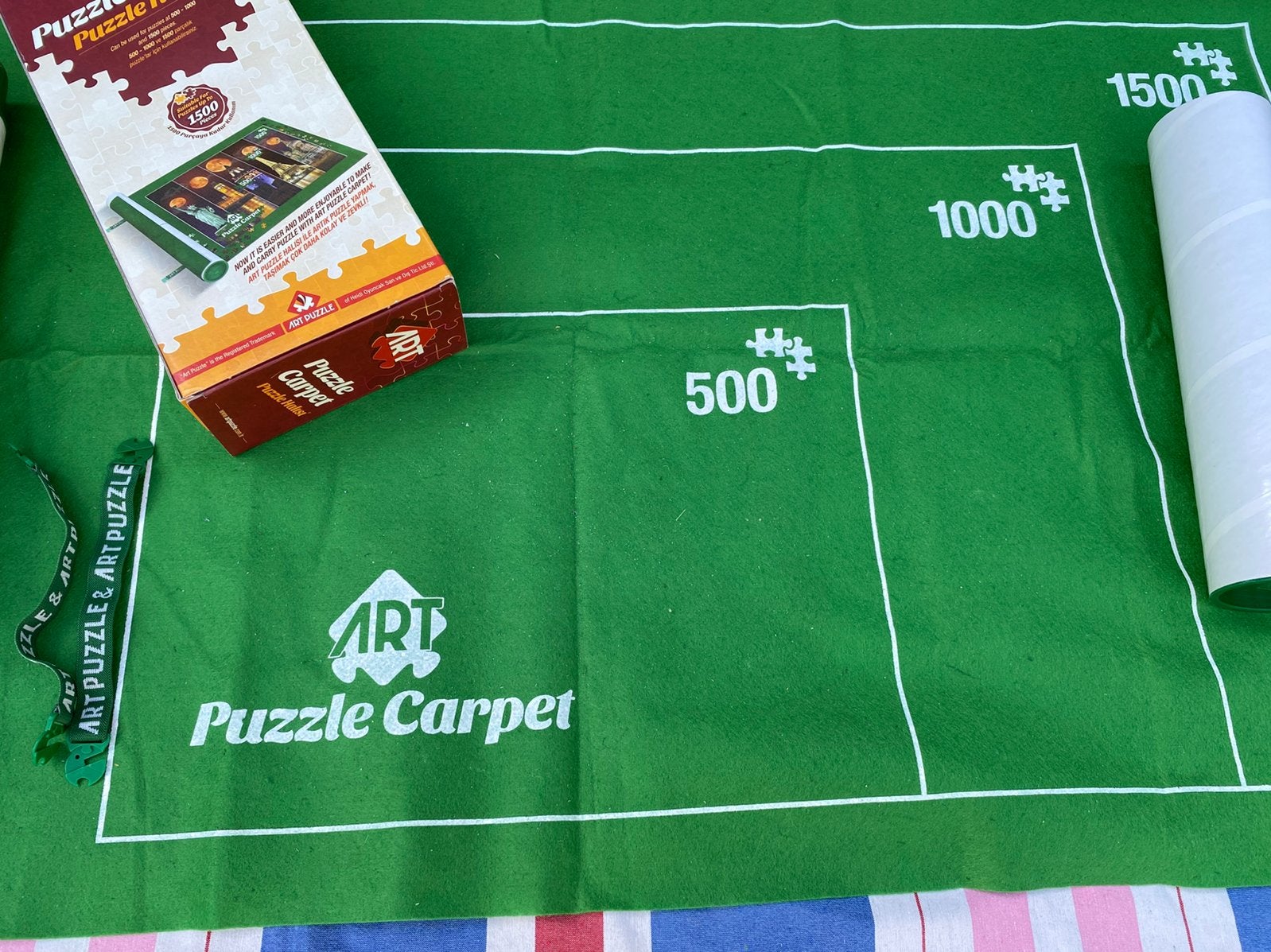 Puzzelmat 1500 stukjes - nooit gebruikt, Ophalen of Verzenden, Meer dan 1500 stukjes, Nieuw, Legpuzzel