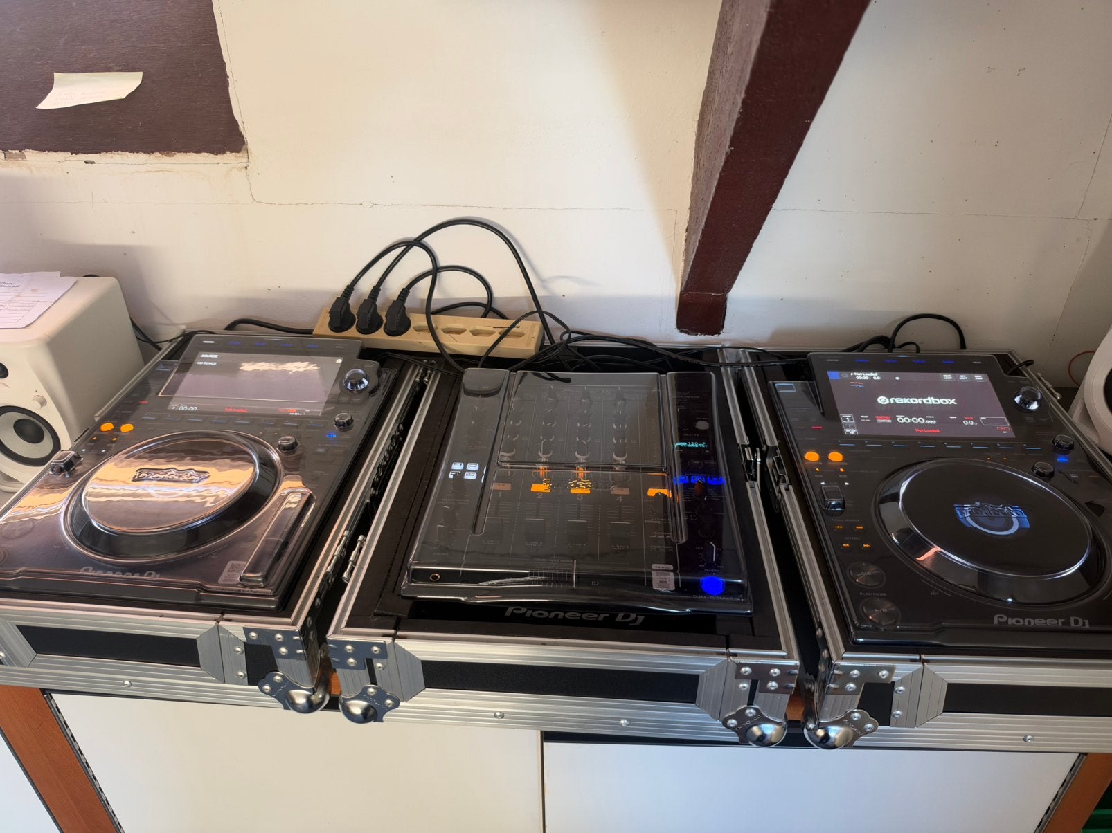Dj systeem 2cdj 3000 met djm 750mk2, Muziek en Instrumenten, Ophalen, Zo goed als nieuw