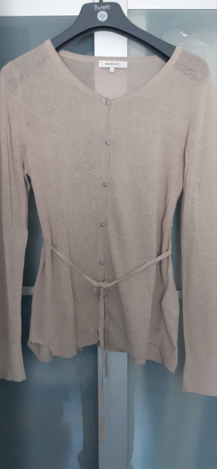 beige cache-coeur van Sandwich, Ophalen of Verzenden, Maat 38/40 (M), Beige