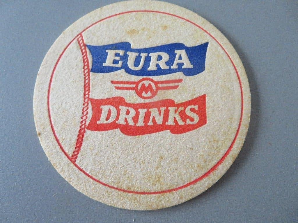 bierviltje Eura Drinks Moortgat Puurs, Ophalen of Verzenden, Zo goed als nieuw, Viltje(s), Duvel