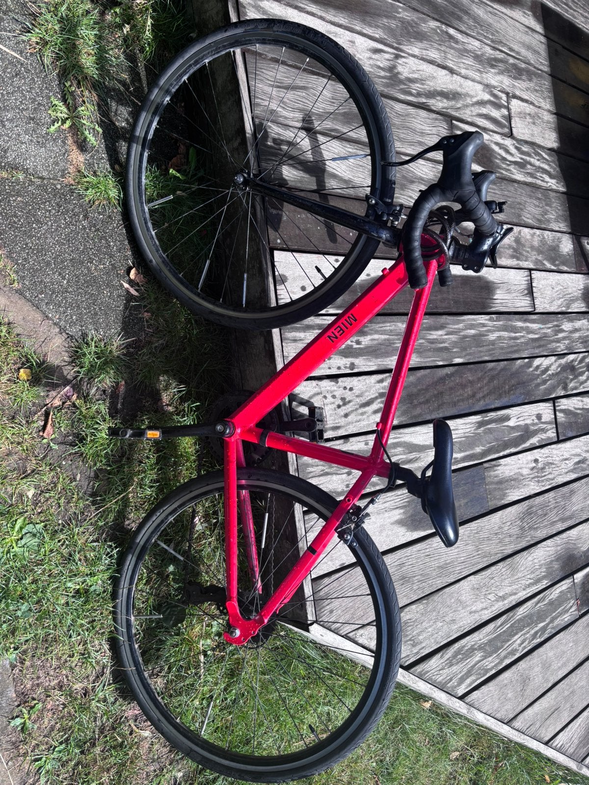 Kinder koersfiets Decathlon, Fietsen en Brommers, Minder dan 10 versnellingen, Gebruikt, 26 inch, Velgrem