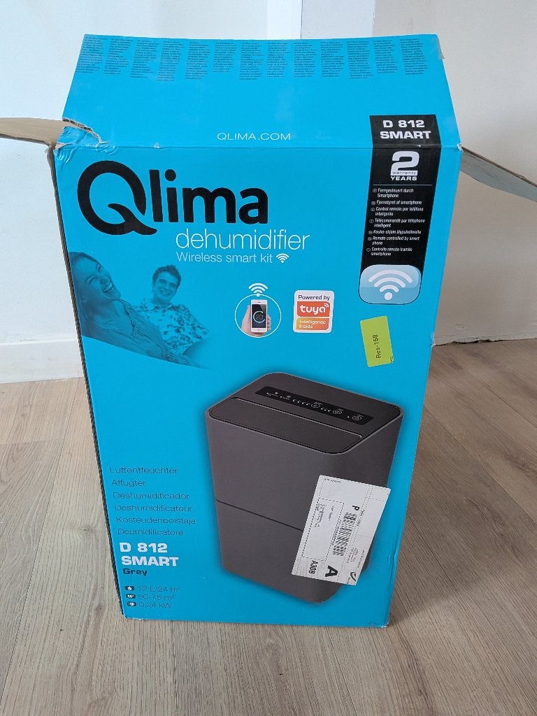 Ontvochtiger Qlima D812 smart - zo goed als nieuw, Electroménager, Enlèvement, Comme neuf, Déshumidificateur