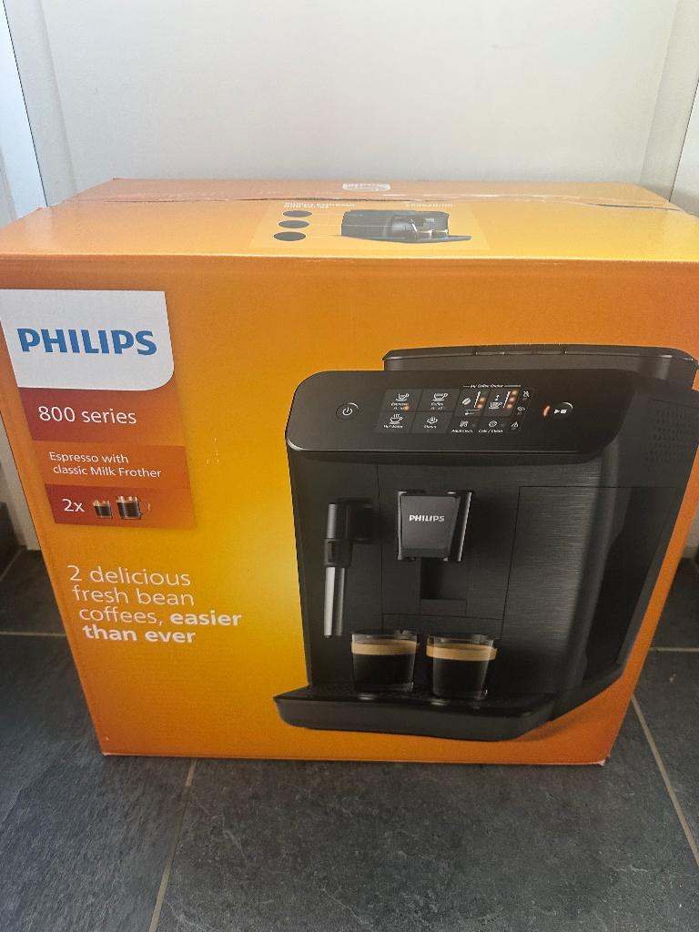 Machine expresso Philips EP0820/00 neuve, Electroménager, Neuf, Machine à espresso, Réservoir d'eau amovible, Café en grains