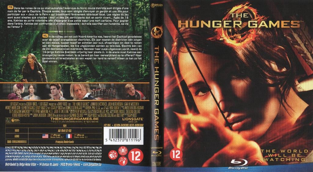 the hunger games (blu-ray ) nieuw, Ophalen of Verzenden, Zo goed als nieuw, Avontuur