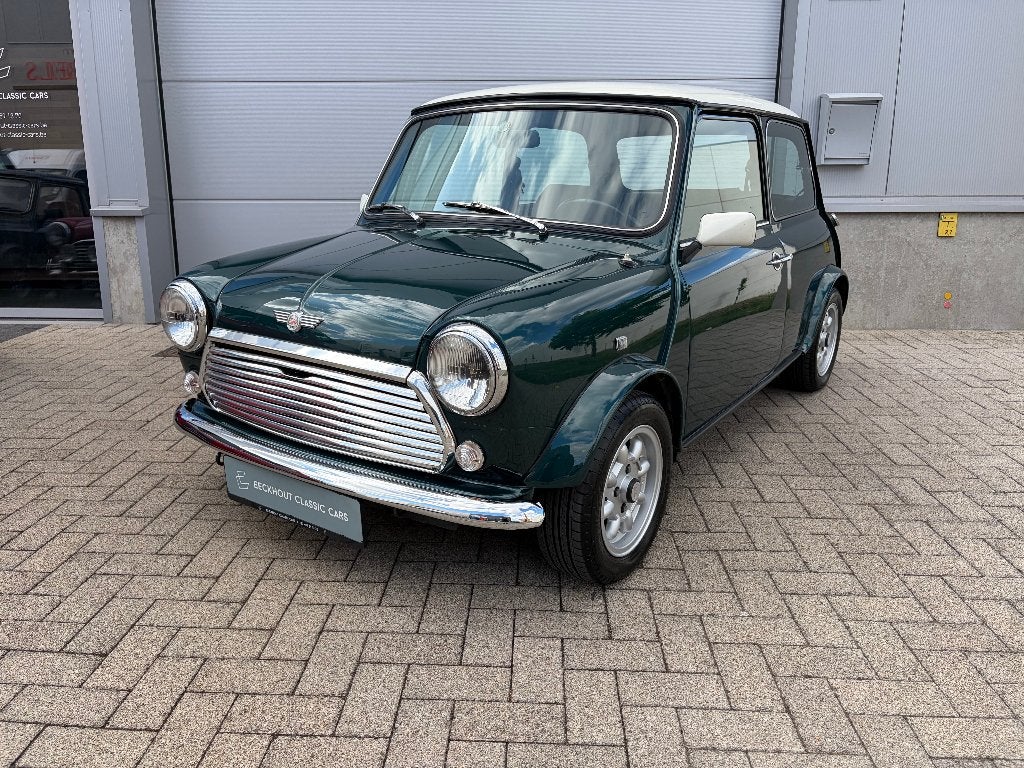 Rover Mini Cooper 1275cc, Auto's, Oldtimers, Particulier, Mini, Benzine, Berline, 2 deurs, Handgeschakeld, Groen, Zwart, Stof