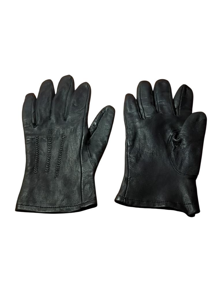 Vintage leren handschoenen maat 7 1/2, Antiek en Kunst, Ophalen, Dames