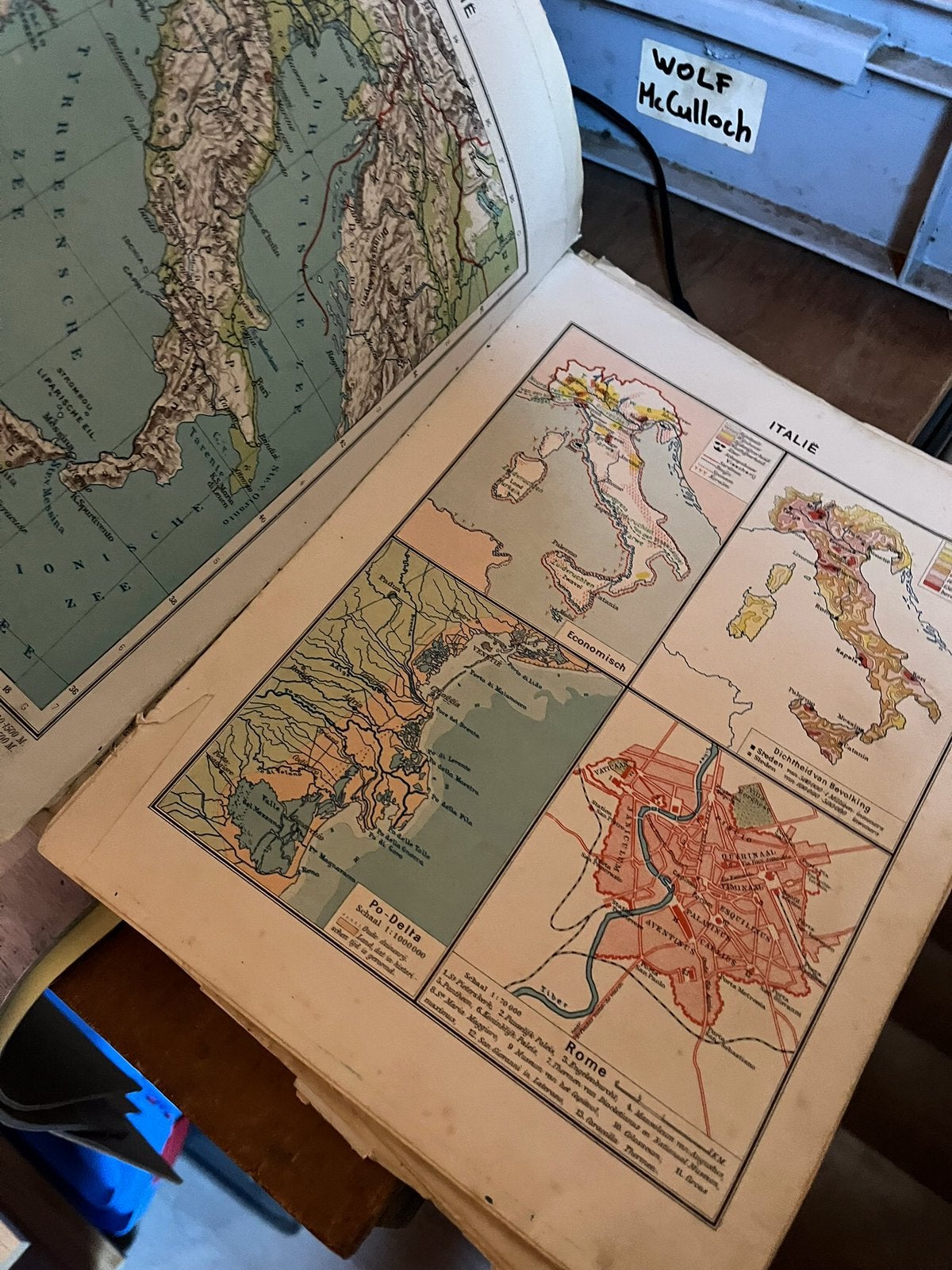 Oude atlas, Boeken, Ophalen, Gelezen