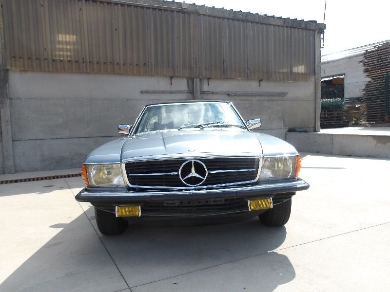 MERCEDES-BENZ 280 SL R 107 BENZINE 10/77, Automaat, Overige modellen, Lederen bekleding, Blauw