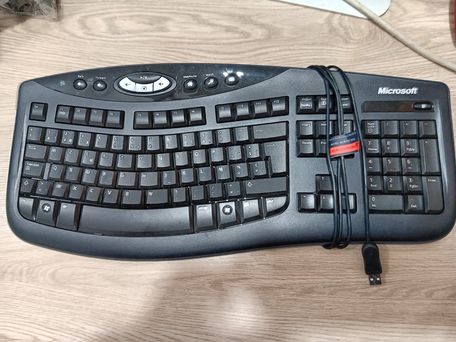 Clavier, Computers en Software, Toetsenborden, Ophalen, Azerty, Nieuw, Bedraad