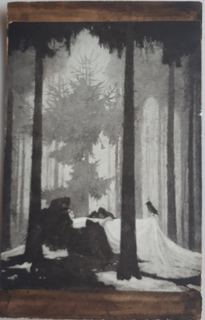 CP ancienne +-1915 : BLANCHE-NEIGE Hans Bruch Ref.E121, Enlèvement ou Envoi, Avant 1920, Non affranchie, Autres thèmes