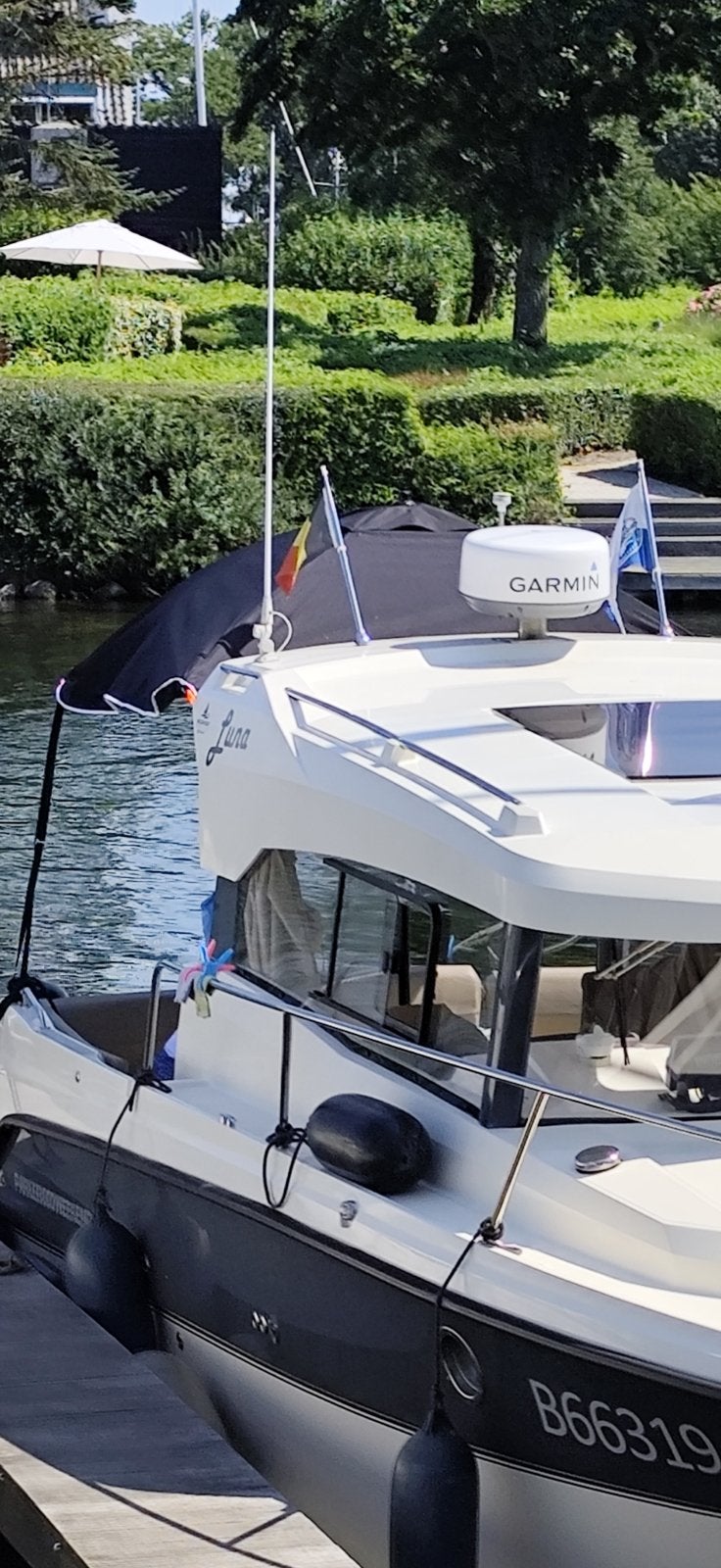 Boot parasol bimini deluxe, Sports nautiques & Bateaux, Enlèvement, Comme neuf