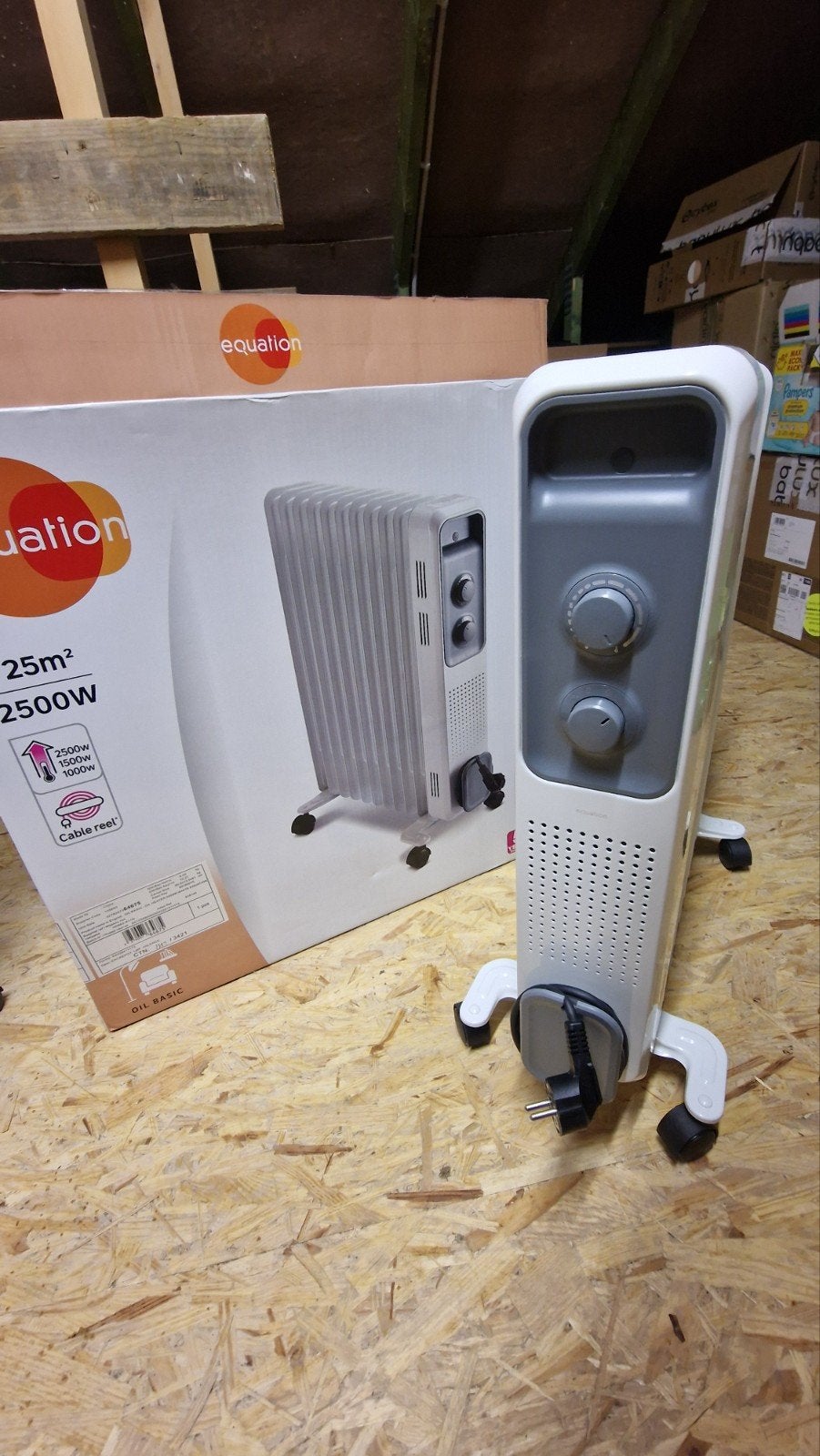 Cuisinières électriques, Enlèvement