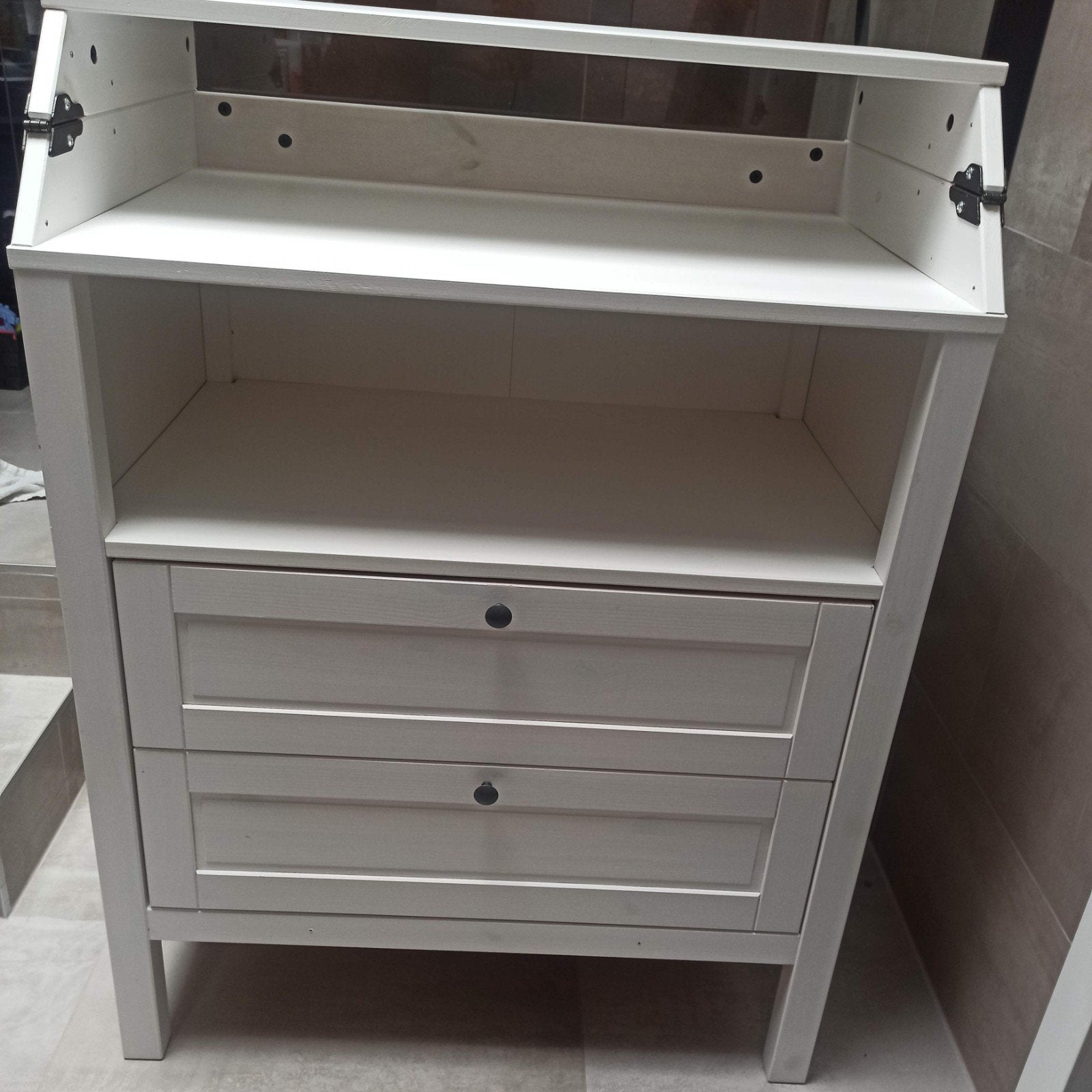 verluiertafel, 50 tot 70 cm, 105 cm of meer, Ophalen of Verzenden, Zo goed als nieuw