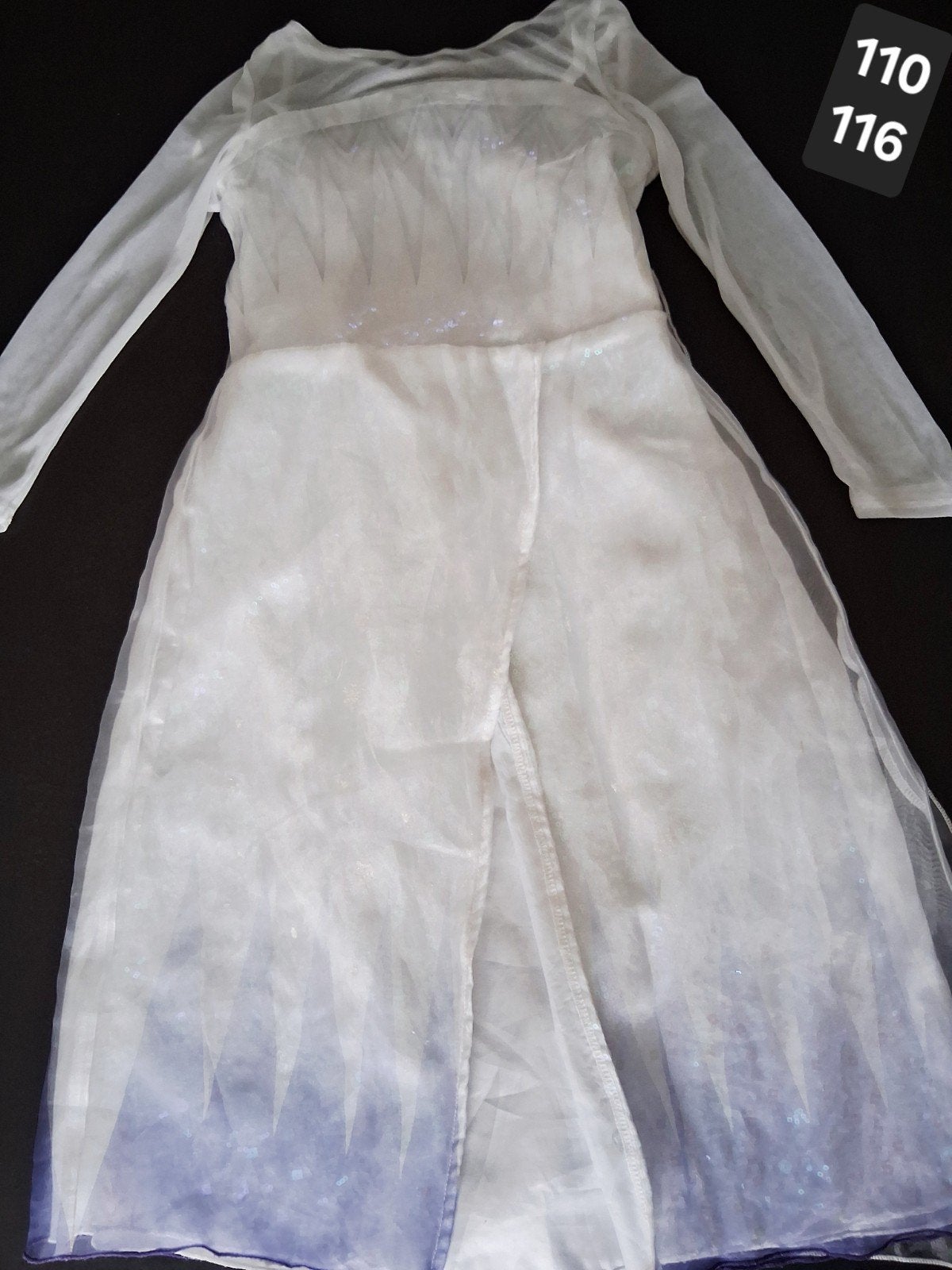 Verkleedkledij prinsessenjurk Elsa Frozen maat 110 116, Kinderen en Baby's, Carnavalskleding en Verkleedspullen, Ophalen of Verzenden