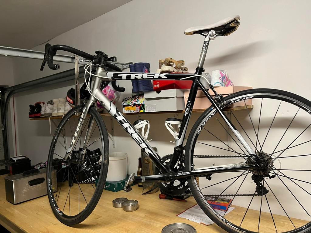 Koersfiets trek, Ophalen
