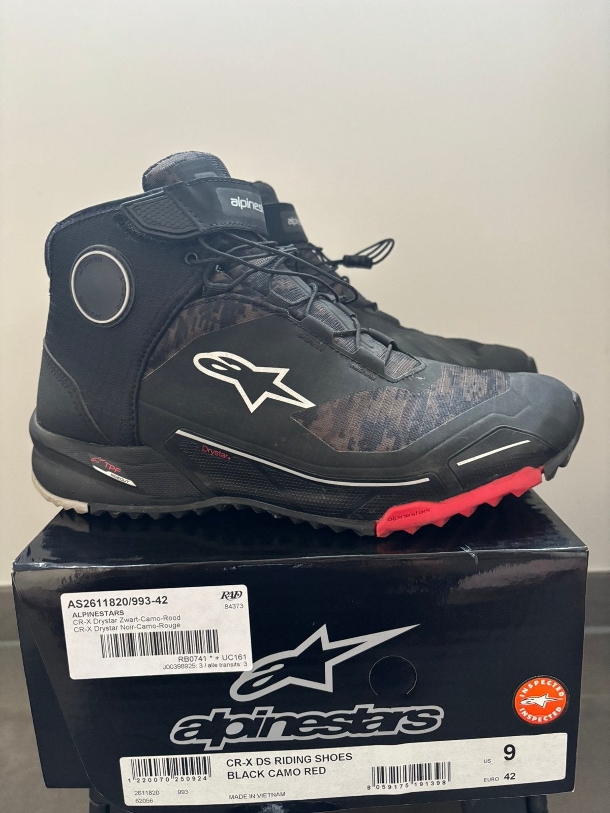 Alpinestars motorschoen, Enlèvement ou Envoi, Seconde main, Hommes, Bottes