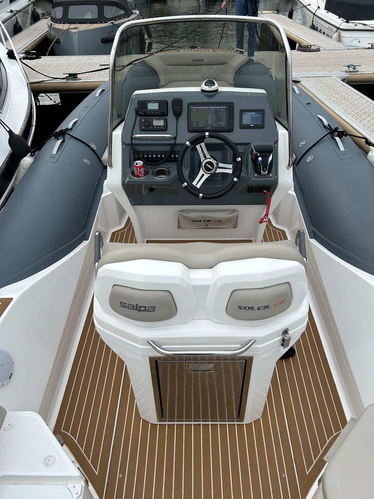 Rib boot salpa 26, Watersport en Boten, Rubberboten, Ophalen, Navigatieverlichting, Yamaha