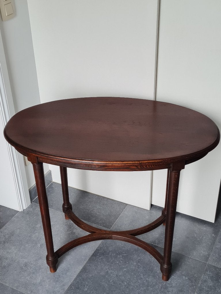 elegante ovale tafel - art nouveau/jugenstil, Enlèvement