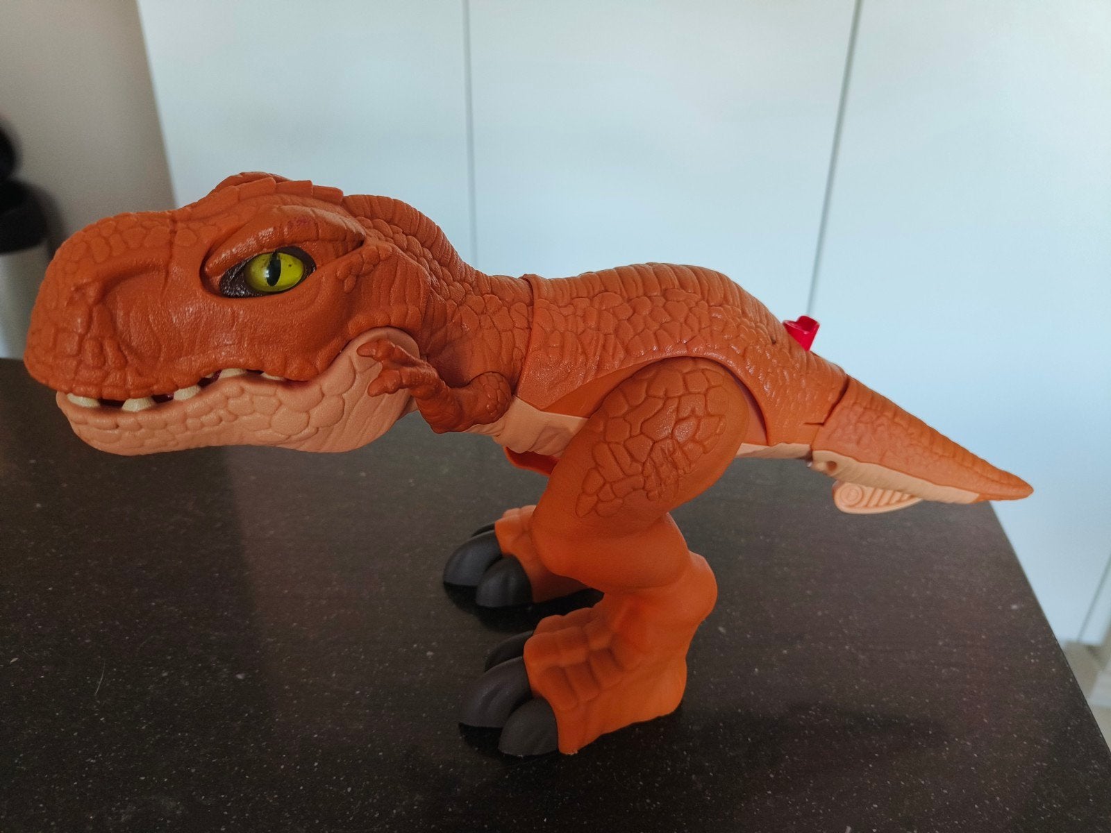 T-Rex dinosaurus, Kinderen en Baby's, Speelgoed | Actiefiguren, Ophalen, Zo goed als nieuw