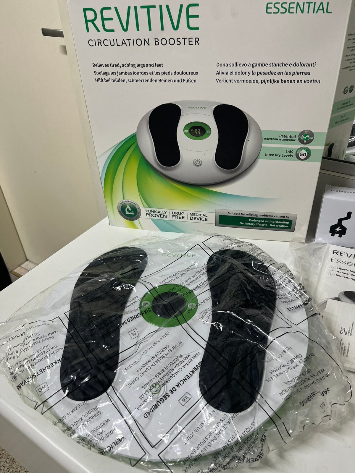 Appareil de massage revitive en excellente etat, Enlèvement ou Envoi, Comme neuf, Appareil