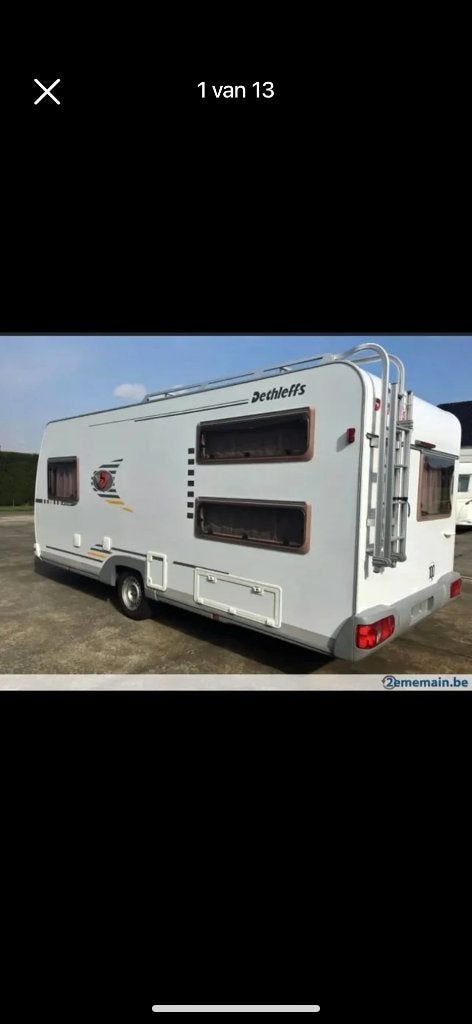 Dethleffs Camper 510 TK, Caravans en Kamperen, Schokbreker, Rondzit, Particulier, Dethleffs