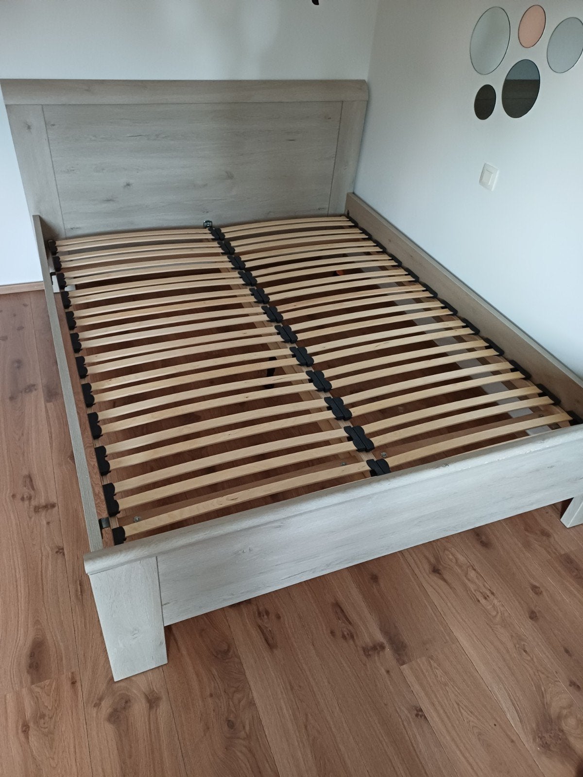 lit 160cm + sommiers, Maison & Meubles, Beige, Enlèvement, Utilisé, 200 cm